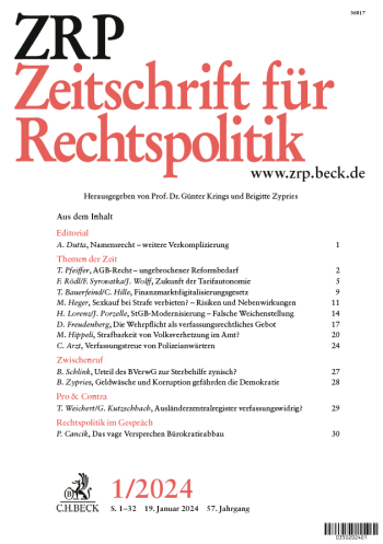 Florian Rödl et al. (2024): Zukunft der Tarifautonomie. Aktionsplan für eine Rückkehr zu flächendeckender Tarifbindung