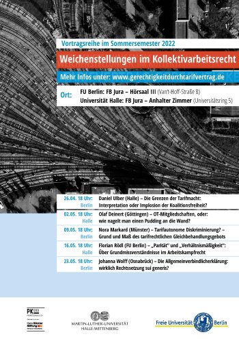 Vortragsreihe: Weichenstellungen im Kollektivarbeitsrecht